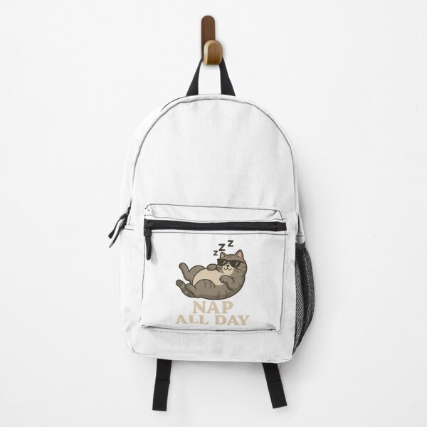 Item preview, Nap All Day – Funny Lazy Cat Cartoon Design designed and sold by Stay-Pawsome.
