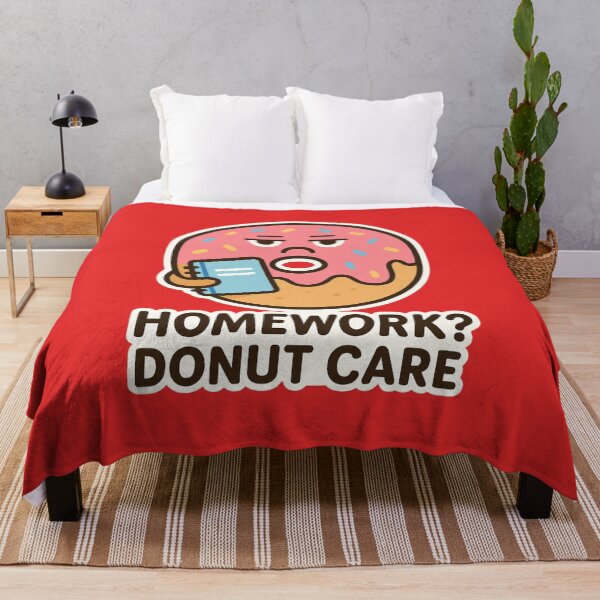 Item preview, Homework? Donut Care – Sassy Donut with Notebook designed and sold by BloomKind.