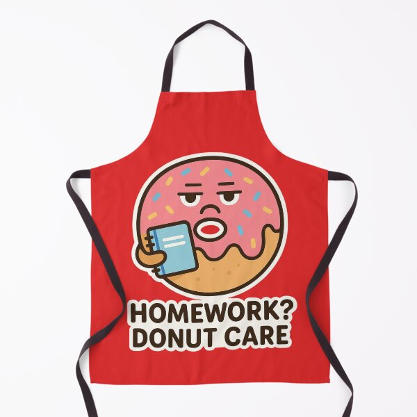 Item preview, Homework? Donut Care – Sassy Donut with Notebook designed and sold by BloomKind.
