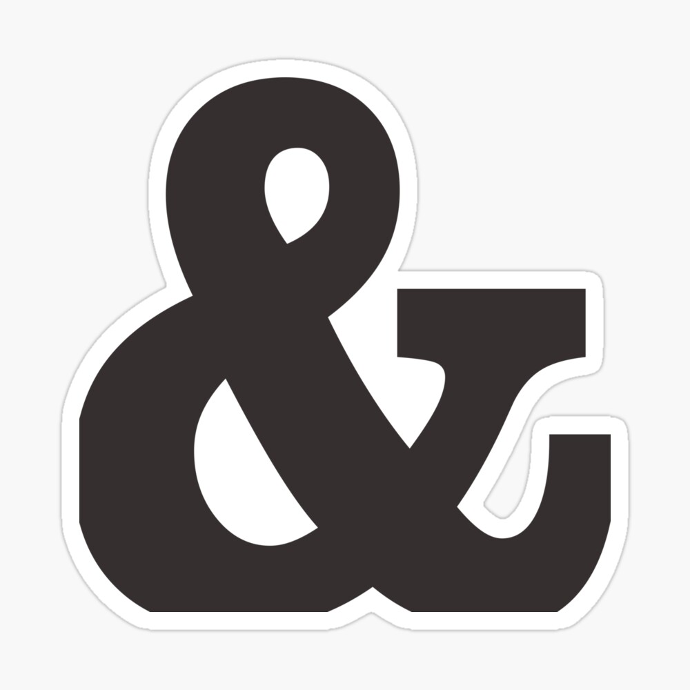Ampersand - And Symbol 3 - Minimalist Print