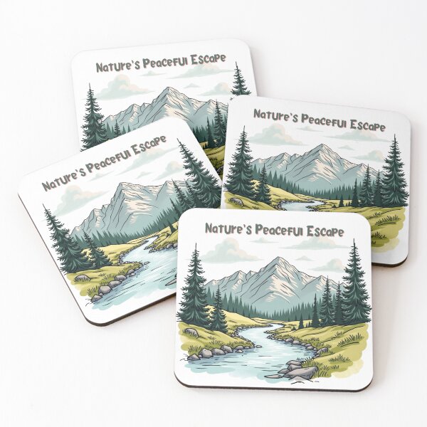 Item preview, Nature’s Peaceful Escape Mountain Landscape designed and sold by ArtsAmaze.