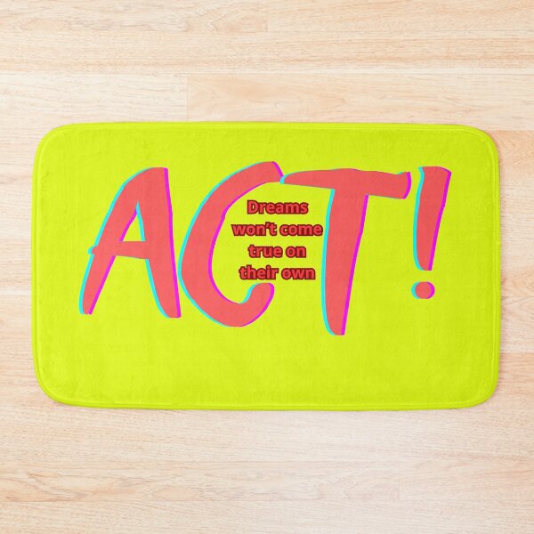 Item preview, Act – Dreams Won’t Come True on Their Own designed and sold by dotitoko.