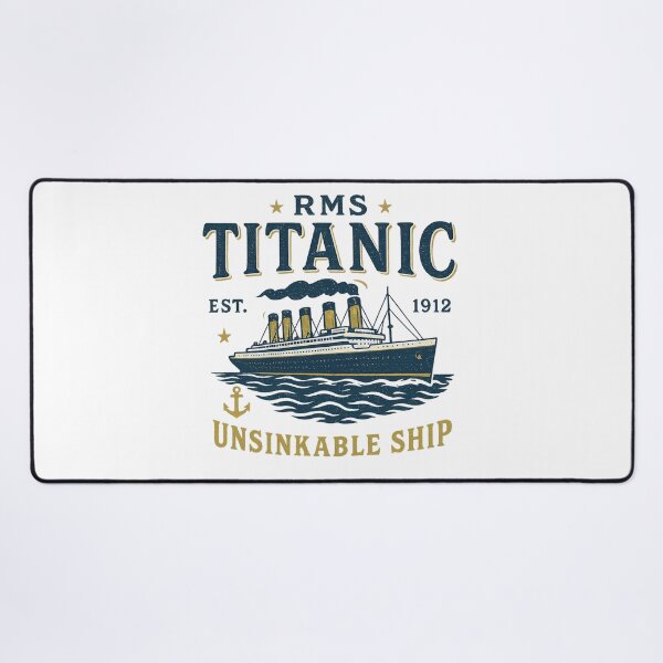 Item preview, RMS Titanic – Unsinkable Ship – Vintage Ocean Liner Design designed and sold by CreativeGorillas.