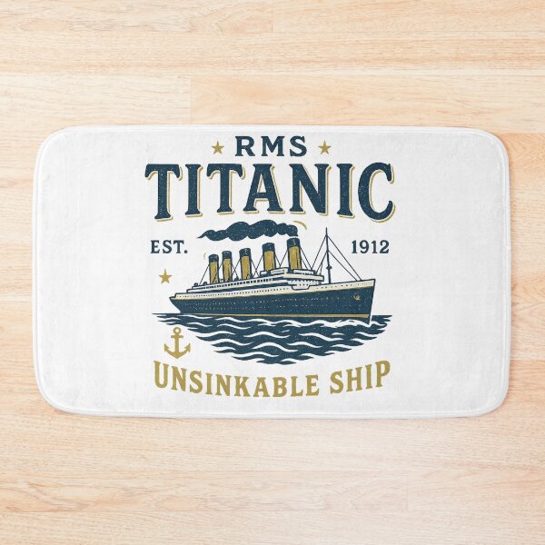Item preview, RMS Titanic – Unsinkable Ship – Vintage Ocean Liner Design designed and sold by CreativeGorillas.