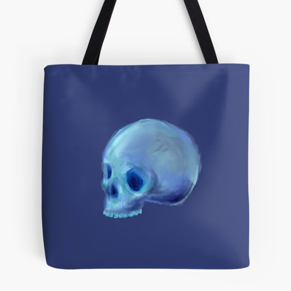 Item preview, Blue Glow Skull designed and sold by RoydonRoadTees.