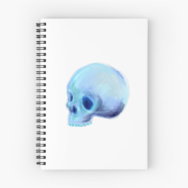 Item preview, Blue Glow Skull designed and sold by RoydonRoadTees.