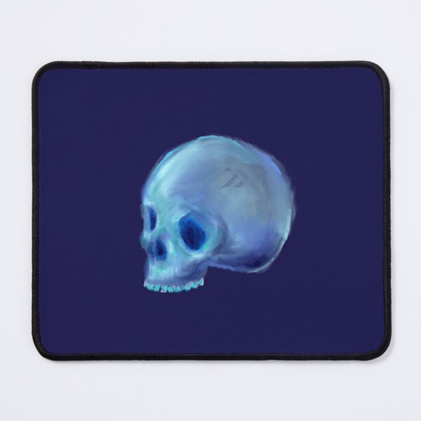 Item preview, Blue Glow Skull designed and sold by RoydonRoadTees.