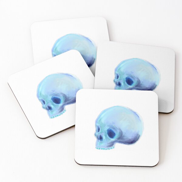 Item preview, Blue Glow Skull designed and sold by RoydonRoadTees.