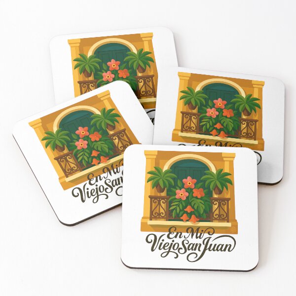 Item preview, En Mi Viejo San Juan – Puerto Rican Balcony Art designed and sold by BoricuaRebelde.