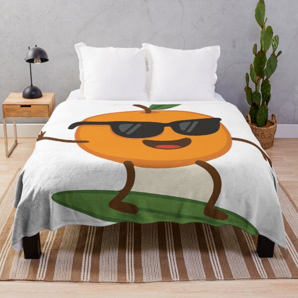 Item preview, Surfing Orange Cartoon designed and sold by DKunic.