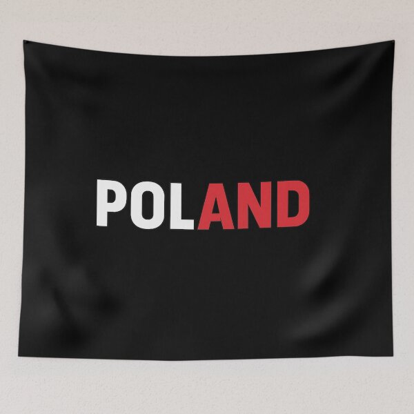 Item preview, Poland Typography Flag Colors designed and sold by ArcadiaSilence.