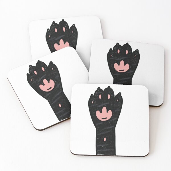 Item preview, Cute Cat Paw Bliss( Black Cat) designed and sold by s1456322.