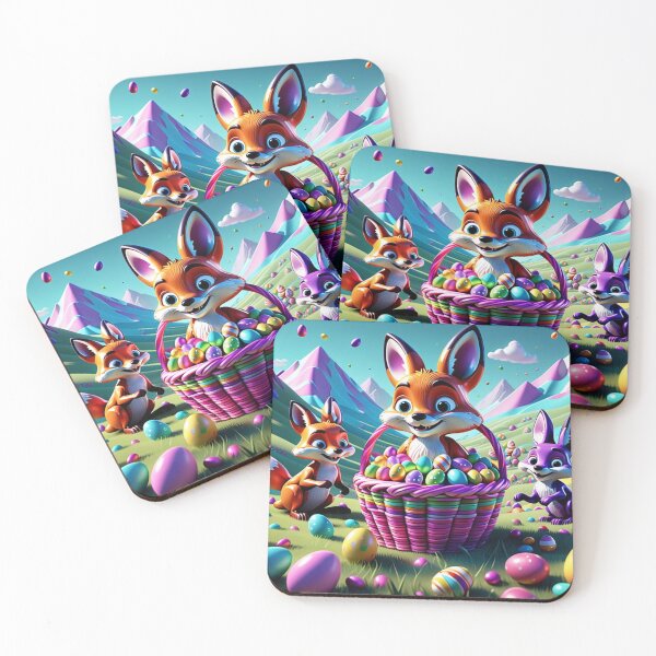 Item preview, Easter Bunny Foxes designed and sold by Freedom Foxes.