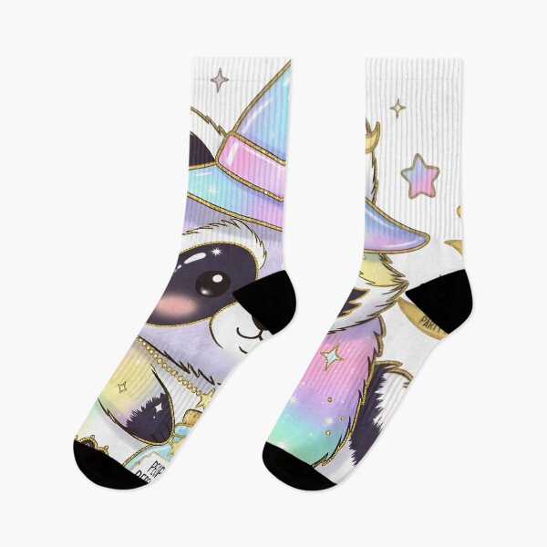 Item preview, Pastel Kawaii Halloween Raccoon Art | Cozy Witch Introvert Vibes Digital Design designed and sold by AnnDesignStudio.