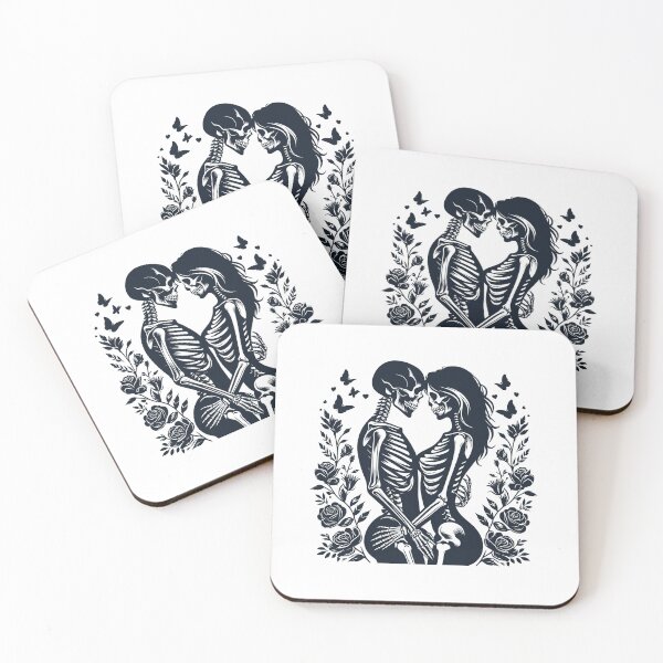 Item preview, Till Death We Unite – Skeleton Couple Gothic Design designed and sold by cocomelon168.