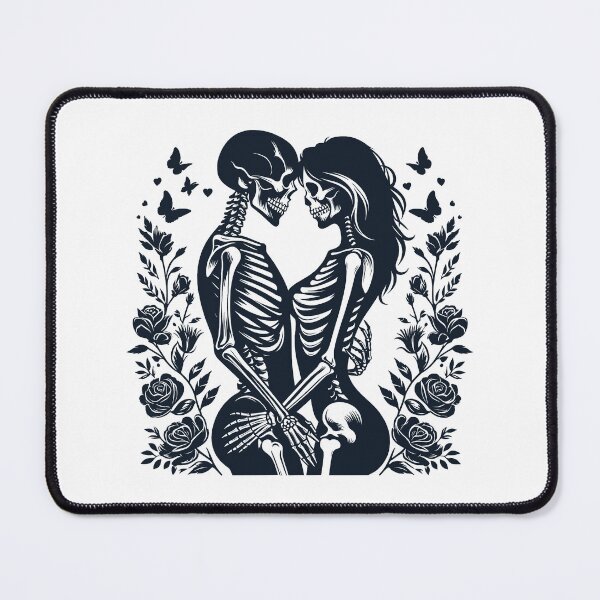 Item preview, Till Death We Unite – Skeleton Couple Gothic Design designed and sold by cocomelon168.