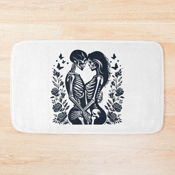 Item preview, Till Death We Unite – Skeleton Couple Gothic Design designed and sold by cocomelon168.