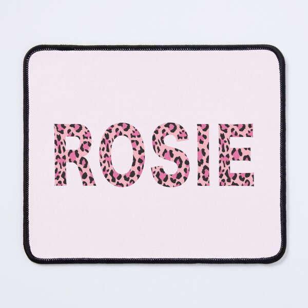 Item preview, Rosie Name Pink Leopard Print Pattern designed and sold by Jeallan Designs.