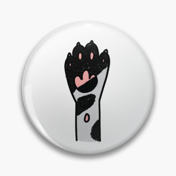 Item preview, Cute Cat Paw Bliss(Black and White Cat) designed and sold by s1456322.
