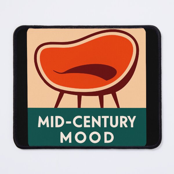 Item preview, Copy of Mid Century Mood Kidney Bean Chair Retro 50s designed and sold by Retro Club Shop.