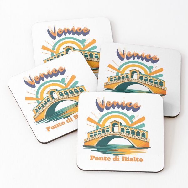 Item preview, PONTE DI RIALTO – Venice Italy Retro Travel Designs designed and sold by Earth Celebration Designs.