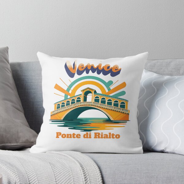 Item preview, PONTE DI RIALTO – Venice Italy Retro Travel Designs designed and sold by Earth Celebration Designs.