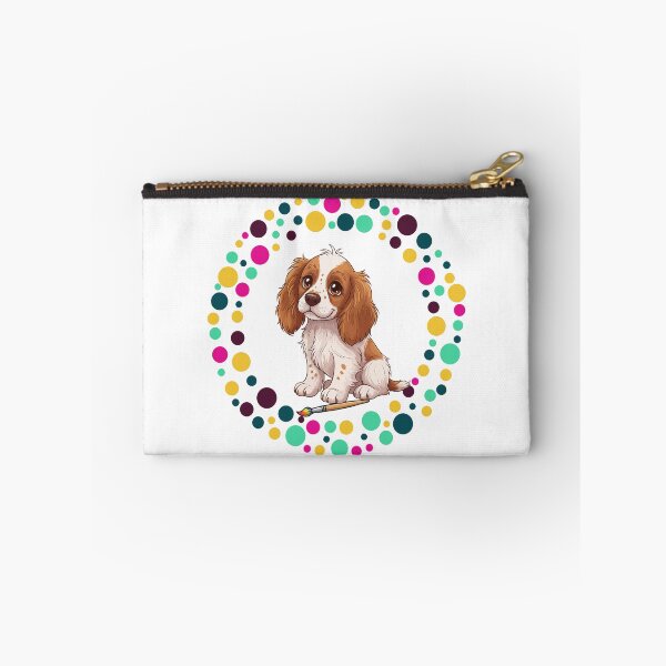 Artikelvorschau, Feiern Sie den Dot Day mit meinem Sussex Spaniel – Bunte Hundekunst entworfen und verkauft von The Real Life Symphony.
