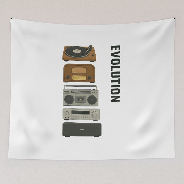 Item preview, Evolution of music  designed and sold by RetroCode.