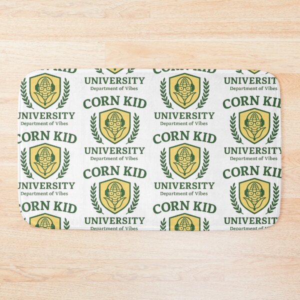 Item preview, Corn kid university logo featuring Animated illustration corn with glasses, isolated png transparent, AI generated  designed and sold by dvoevnore.
