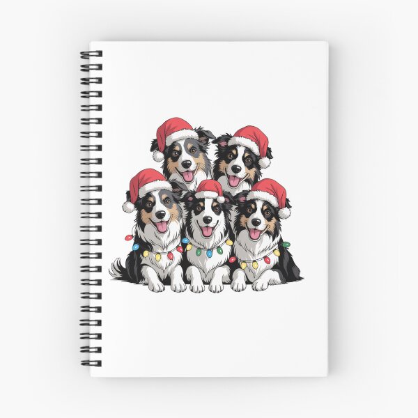 Item preview, Christmas Border Collies designed and sold by NicolasGlowArt.