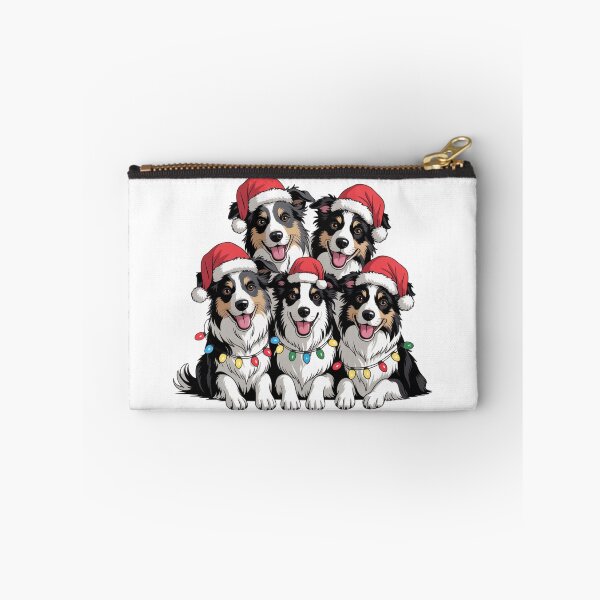 Item preview, Christmas Border Collies designed and sold by NicolasGlowArt.