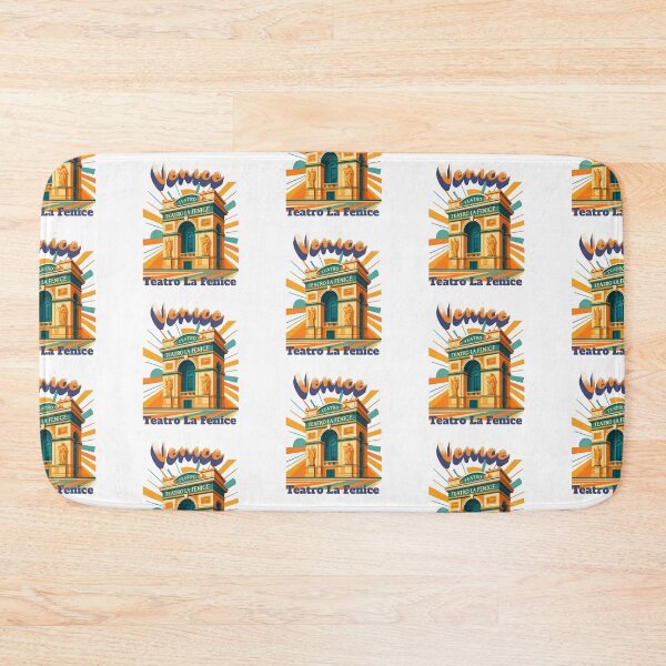 Item preview, TEATRO LA FENICE – Venice Italy Retro Travel Designs designed and sold by Earth Celebration Designs.