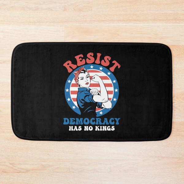 Item preview, Resist Democracy Has No Kings Design, American Flag, Political Statement, Activism, Equality, Human Rights, Protest Art designed and sold by HotaruArt.