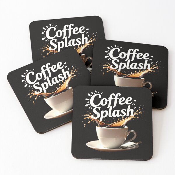Item preview, Coffee Splash – Espresso Typography Cup Illustration designed and sold by ARTYNest.store.