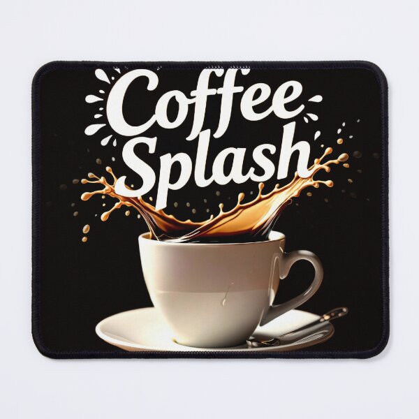 Item preview, Coffee Splash – Espresso Typography Cup Illustration designed and sold by ARTYNest.store.