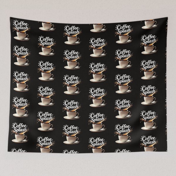 Item preview, Coffee Splash – Espresso Typography Cup Illustration designed and sold by ARTYNest.store.