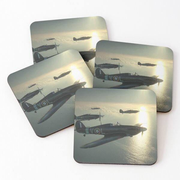 Item preview, Squadron of Hurricanes Flying into History designed and sold by Skyframe Aviation.
