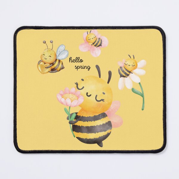 Item preview, spring bee on flowers designed and sold by CiociaAparatka.