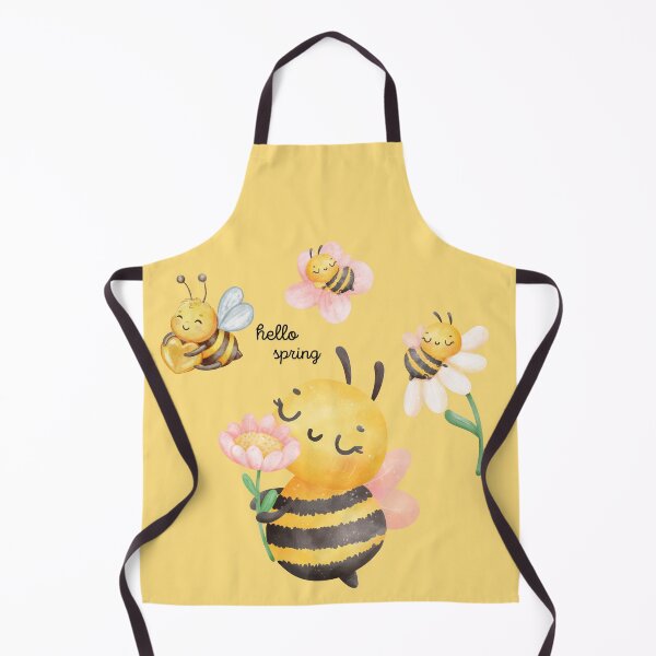 Item preview, spring bee on flowers designed and sold by CiociaAparatka.