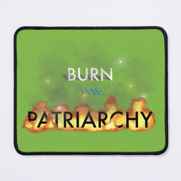 Item preview, Burn the patriarchy word art designed and sold by Eve Snapdragon.