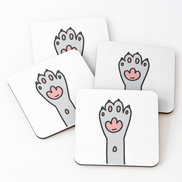 Item preview, Cute Cat Paw Bliss(White Cat) designed and sold by s1456322.