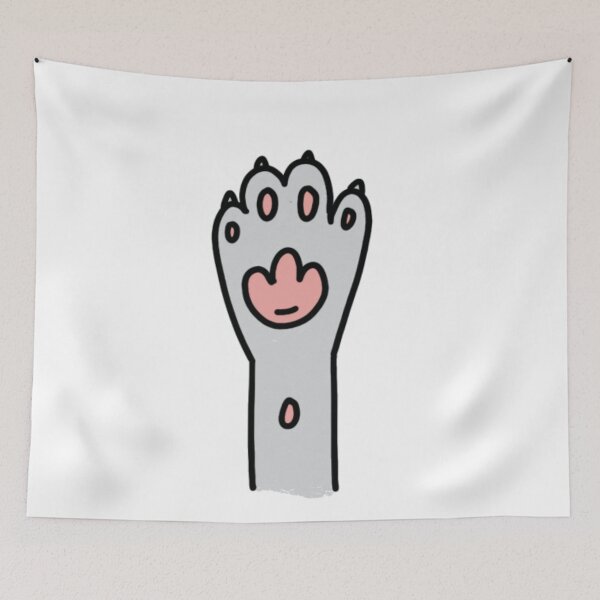 Item preview, Cute Cat Paw Bliss(White Cat) designed and sold by s1456322.