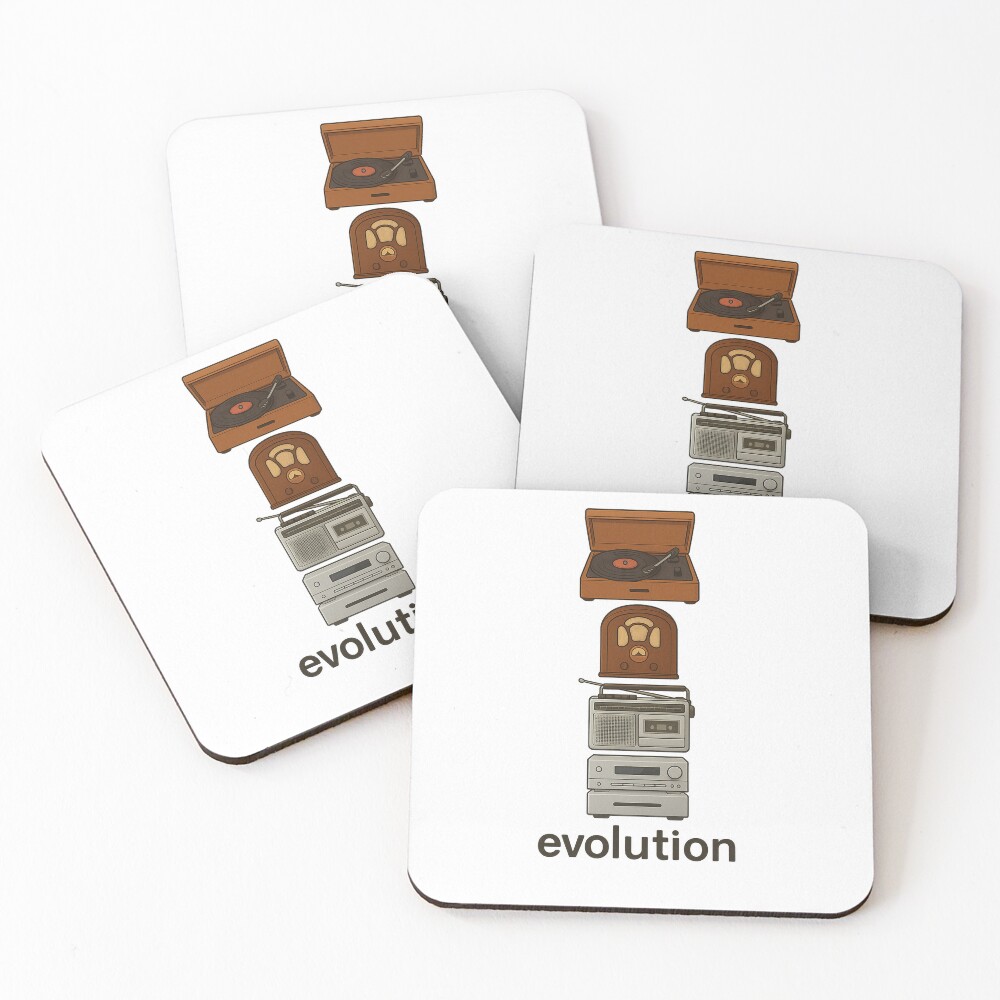 Item preview, Coasters (Set of 4) designed and sold by RetroCode.