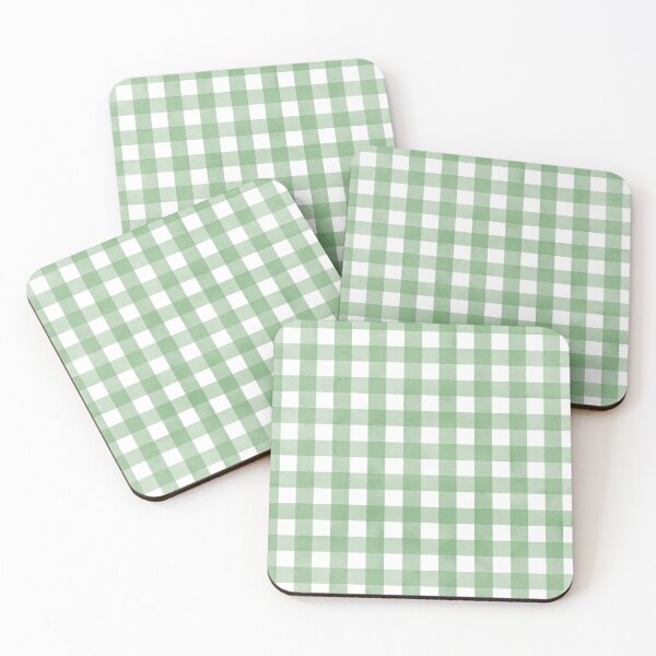 Item preview, Watercolor Green Gingham – Hand-Painted Plaid Pattern designed and sold by My Favorite Store.