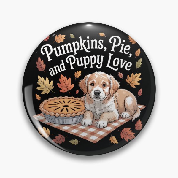 Item preview, Pumpkins, Pie & Puppy Love designed and sold by theartfulaspie.
