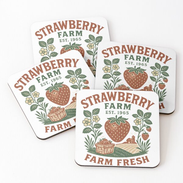 Item preview, Strawberry Farm – Farm Fresh – Vintage Fruit & Country Market Design designed and sold by CreativeGorillas.
