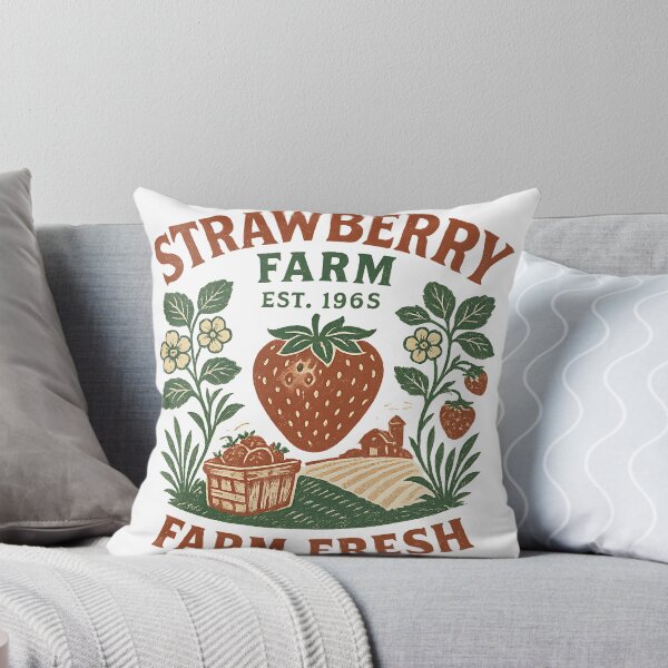Item preview, Strawberry Farm – Farm Fresh – Vintage Fruit & Country Market Design designed and sold by CreativeGorillas.