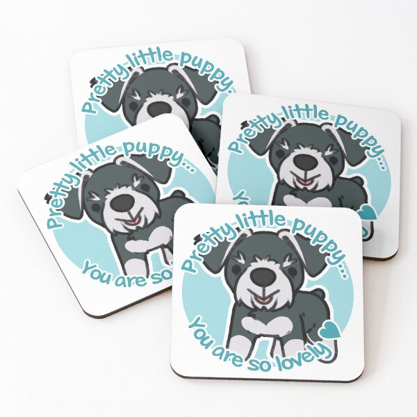Item preview, Pretty Black and Silver Schnauzer Blue designed and sold by eto's art.
