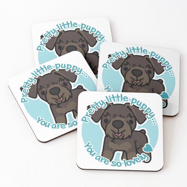 Item preview, Pretty Liver Schnauzer Blue designed and sold by eto's art.