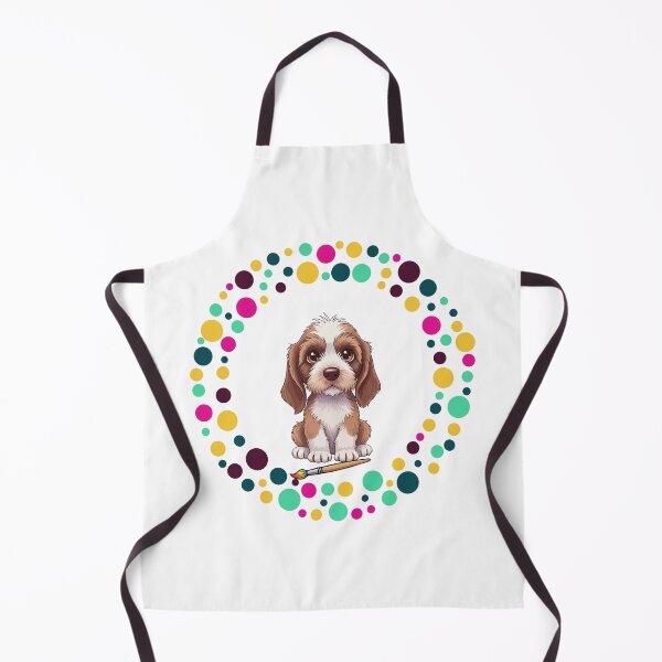 Item preview, Celebrate Dot Day with My Spinone – Colorful Dog Art designed and sold by The Real Life Symphony.